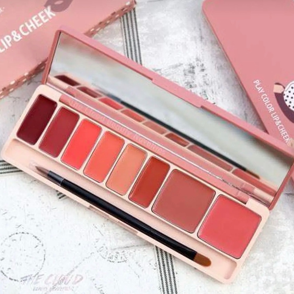 Etude House - Play Color Lip & Cheek Palette with brush